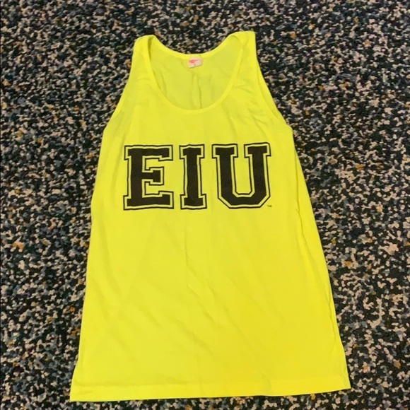 NWOT EIU TankTop size M. Neon yellow - Picture 1 of 5